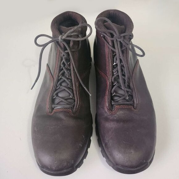 Nike Air Primo 306246-020 Work Leather Lace Up Men's Boots Size 11 Brown b100 - Picture 6 of 8